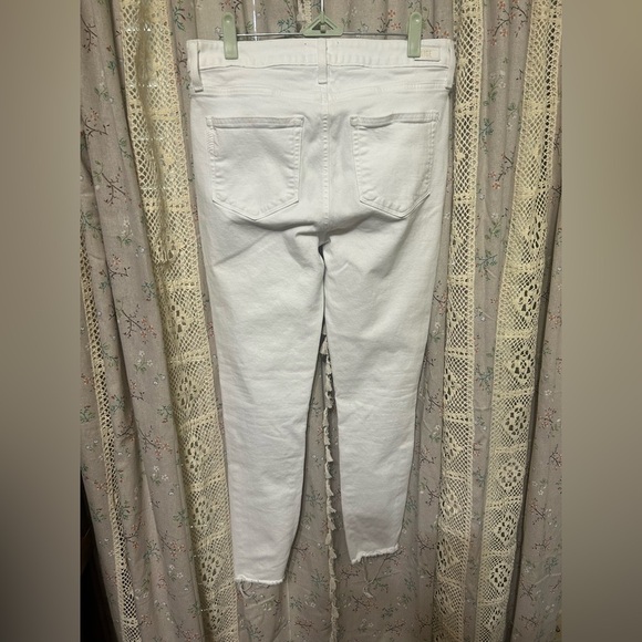 Paige Hoxton Ankle Jeans Light Ecru Size 29 - Picture 5 of 5